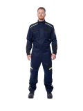 Комбинезон сварщика 1 класса Brodeks FS 58-01, т.синий/черный