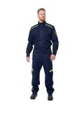 Комбинезон сварщика 1 класса Brodeks FS 58-01, т.синий/черный
