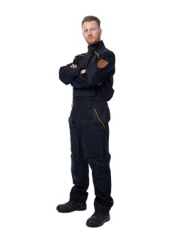 Комбинезон сварщика 2 класса Brodeks FS 58-02, черный