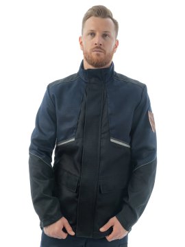 Куртка сварщика 1 класса Brodeks FS 28-01, т.синий/черный
