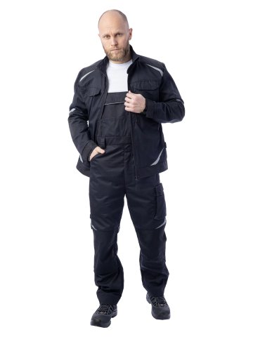 Летний полукомбинезон Brodeks KS 402, черный