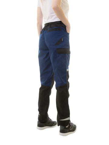 Женские летние брюки Brodeks KS 328, синий/черный