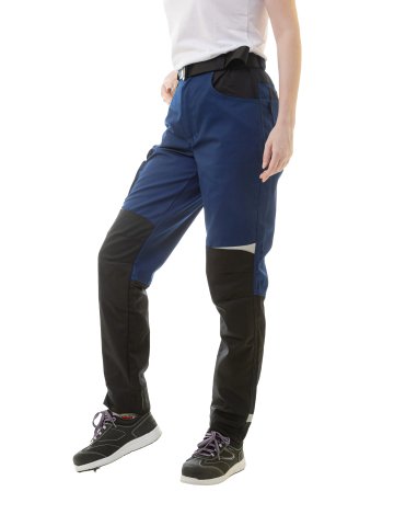 Женские летние брюки Brodeks KS 328, синий/черный