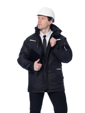 Зимняя куртка-парка Brodeks KW 215, черный