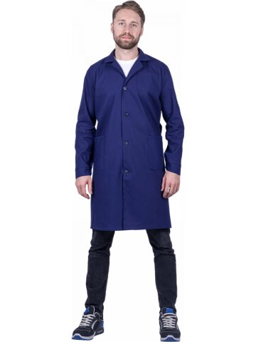 Халат рабочий ДИАГОНАЛЬ летний, синий