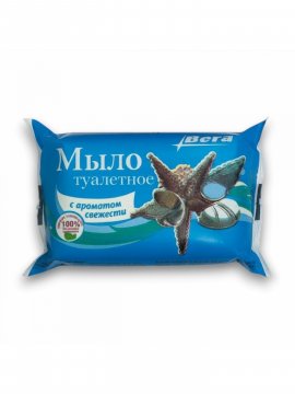 Мыло туалетное 100 г. в цветной упак.
