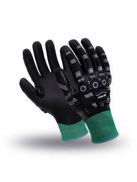 Перчатки ДЭТРИОН (IG-823), Armorcut Technology, нитрил полный, Inpax, оверлок
