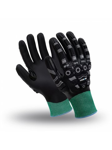 Перчатки ДЭТРИОН (IG-823), Armorcut Technology, нитрил полный, Inpax, оверлок