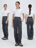 Брюки женские ProfLineSpecialist (тк.Смесовая,240), серый/розовый