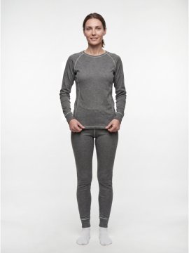 Термобелье женское Polar Active Uno (тк.Хлопок/Полиэстер,230), серый